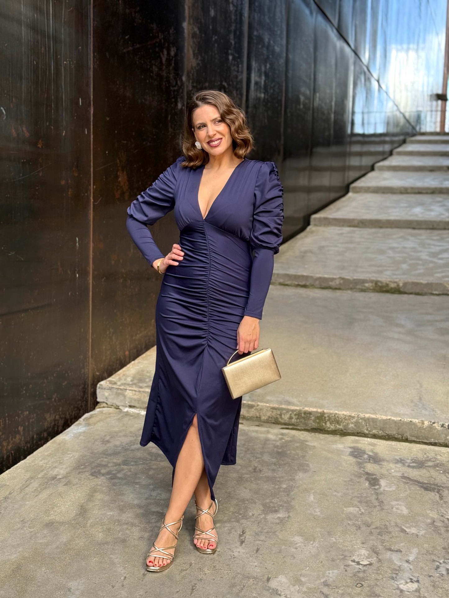 Vestido Lúmina Azul Marino