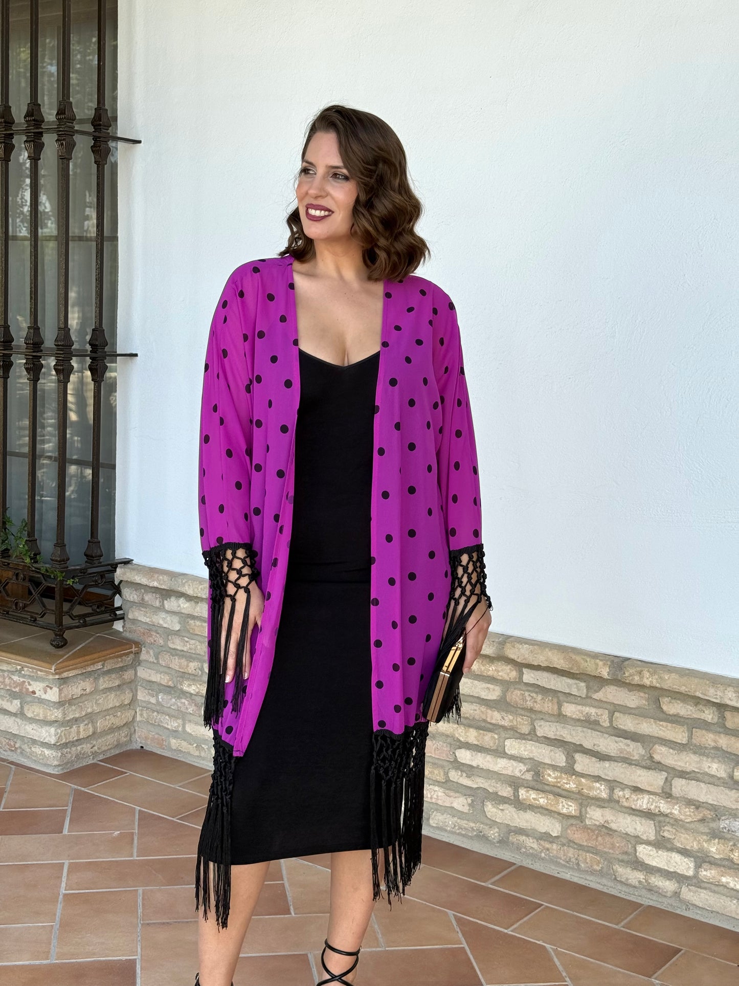 Kimono Lunares Buganvilla