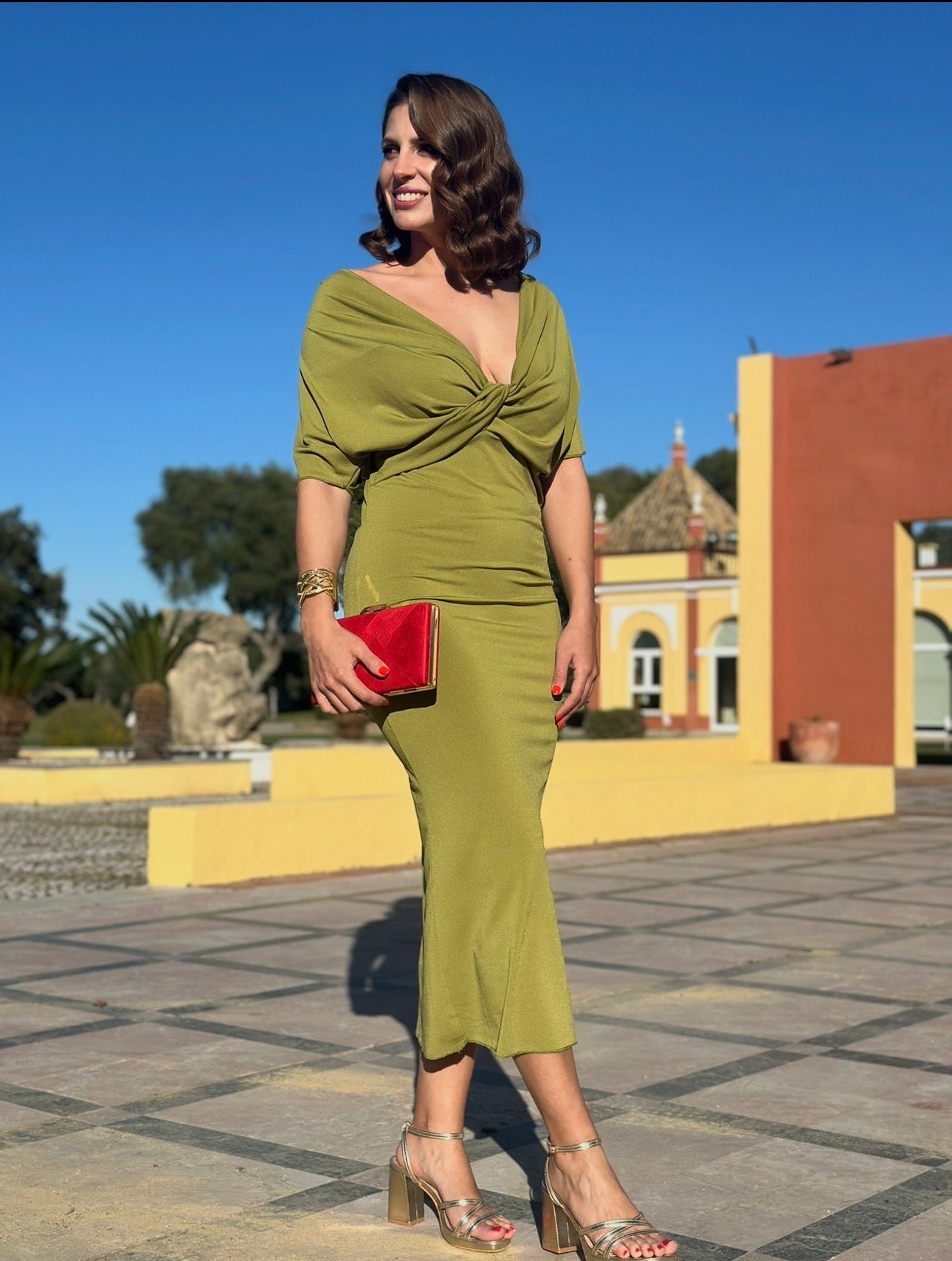 Vestido Belinda Pistacho