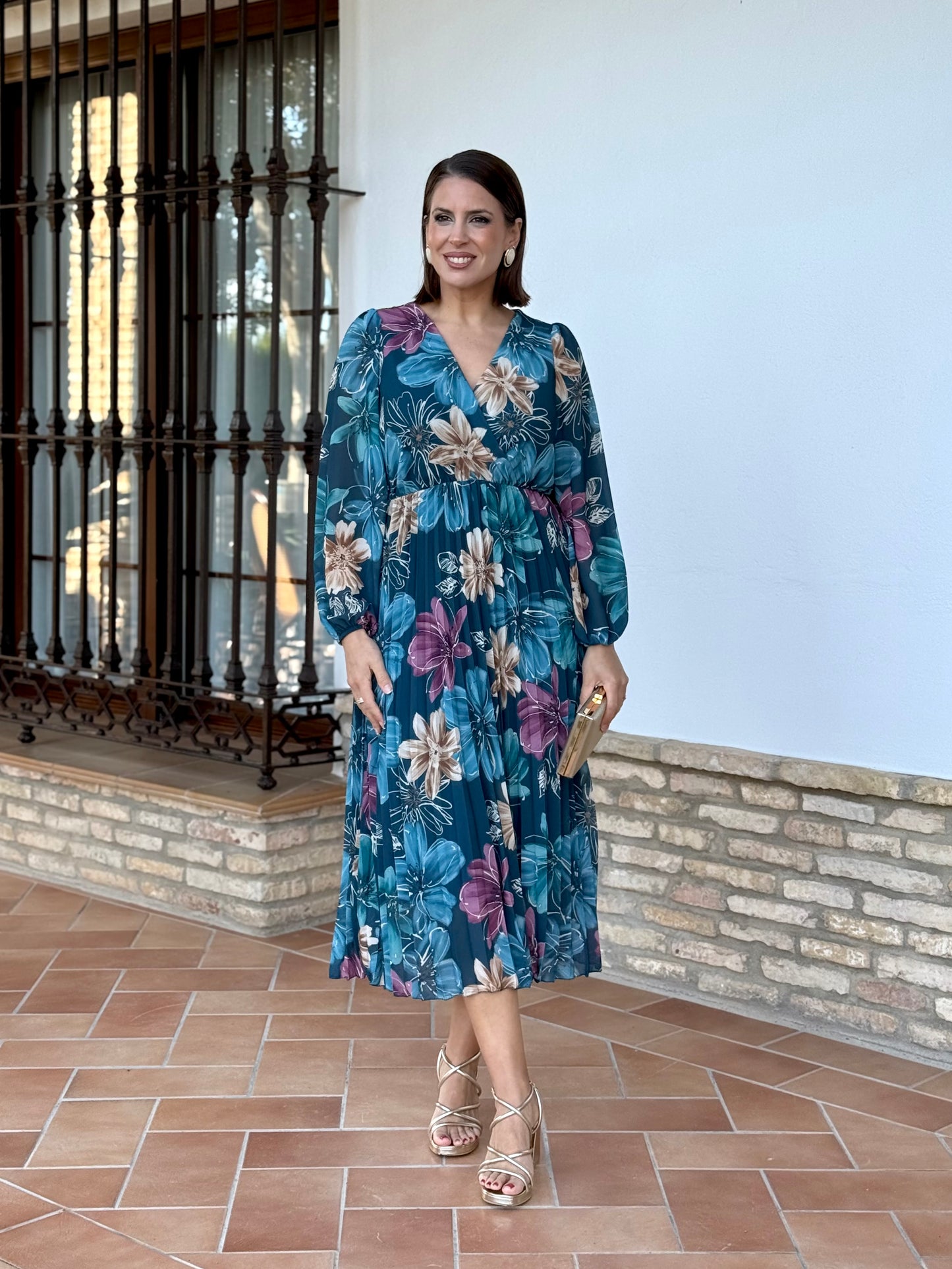 Vestido Valeria Turquesa