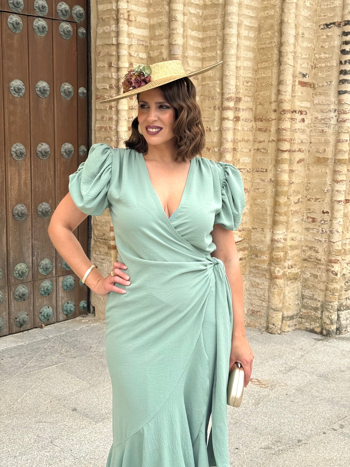 Vestido Emilia Verde Mar