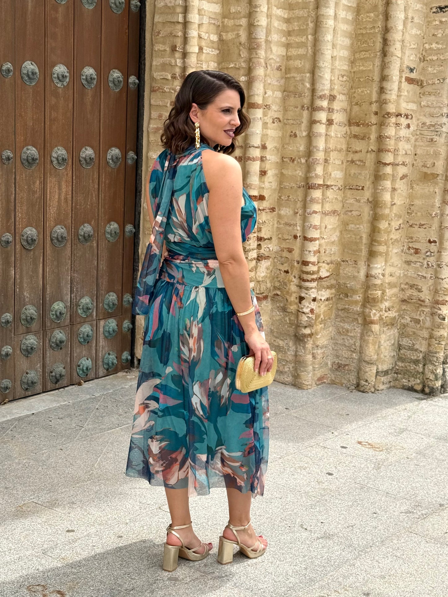 Vestido Davinia Turquesa