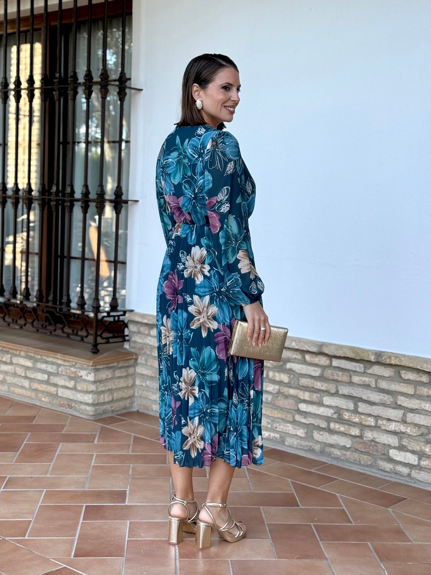 Vestido Valeria Turquesa