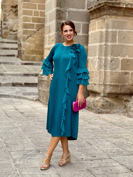 Vestido Jade Turquesa