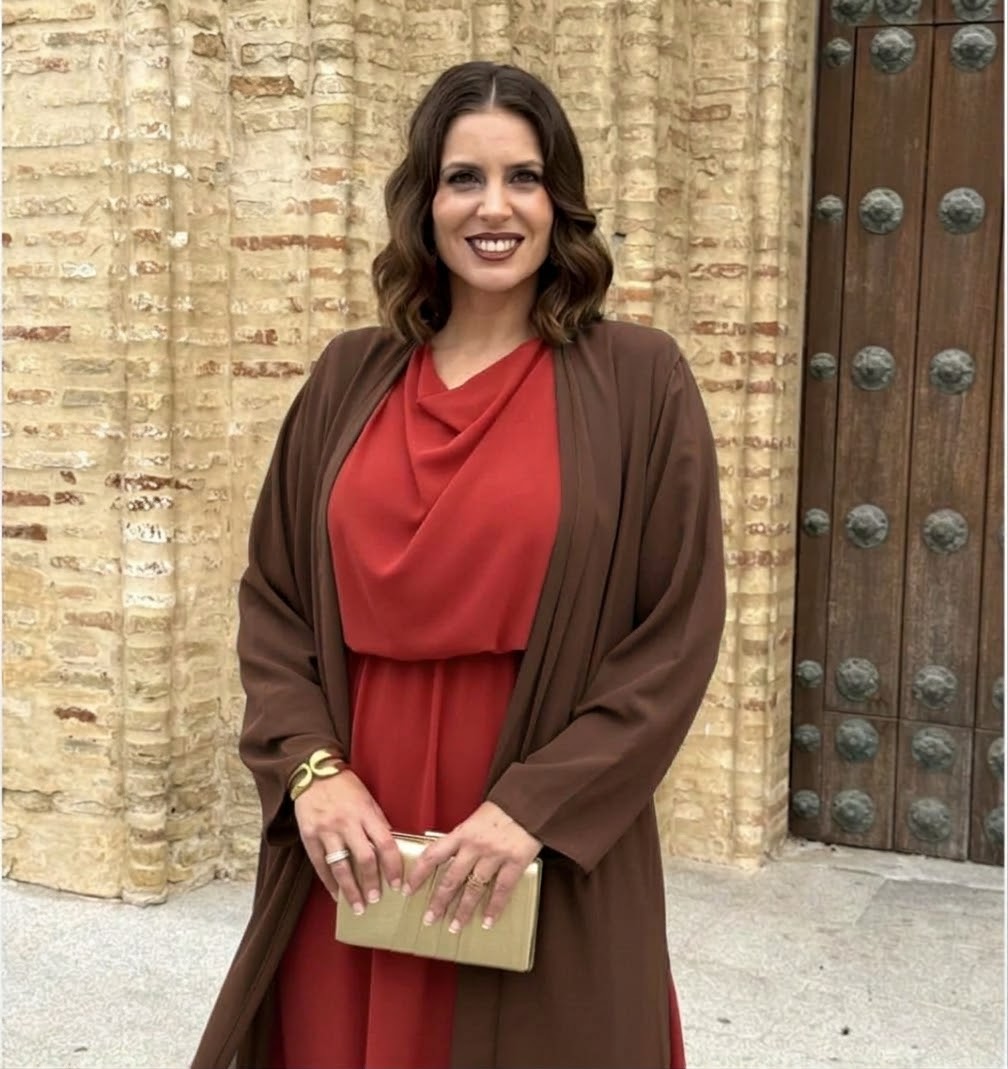Kimono De gasa Marrón
