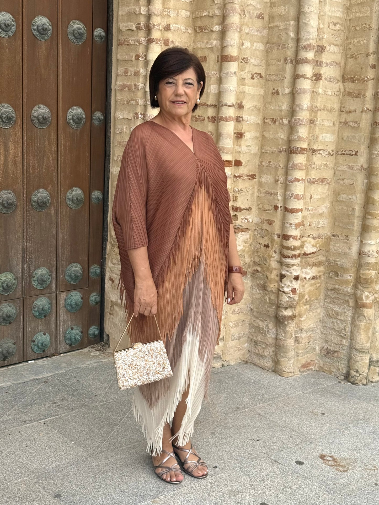 Vestido adelaida Marrón