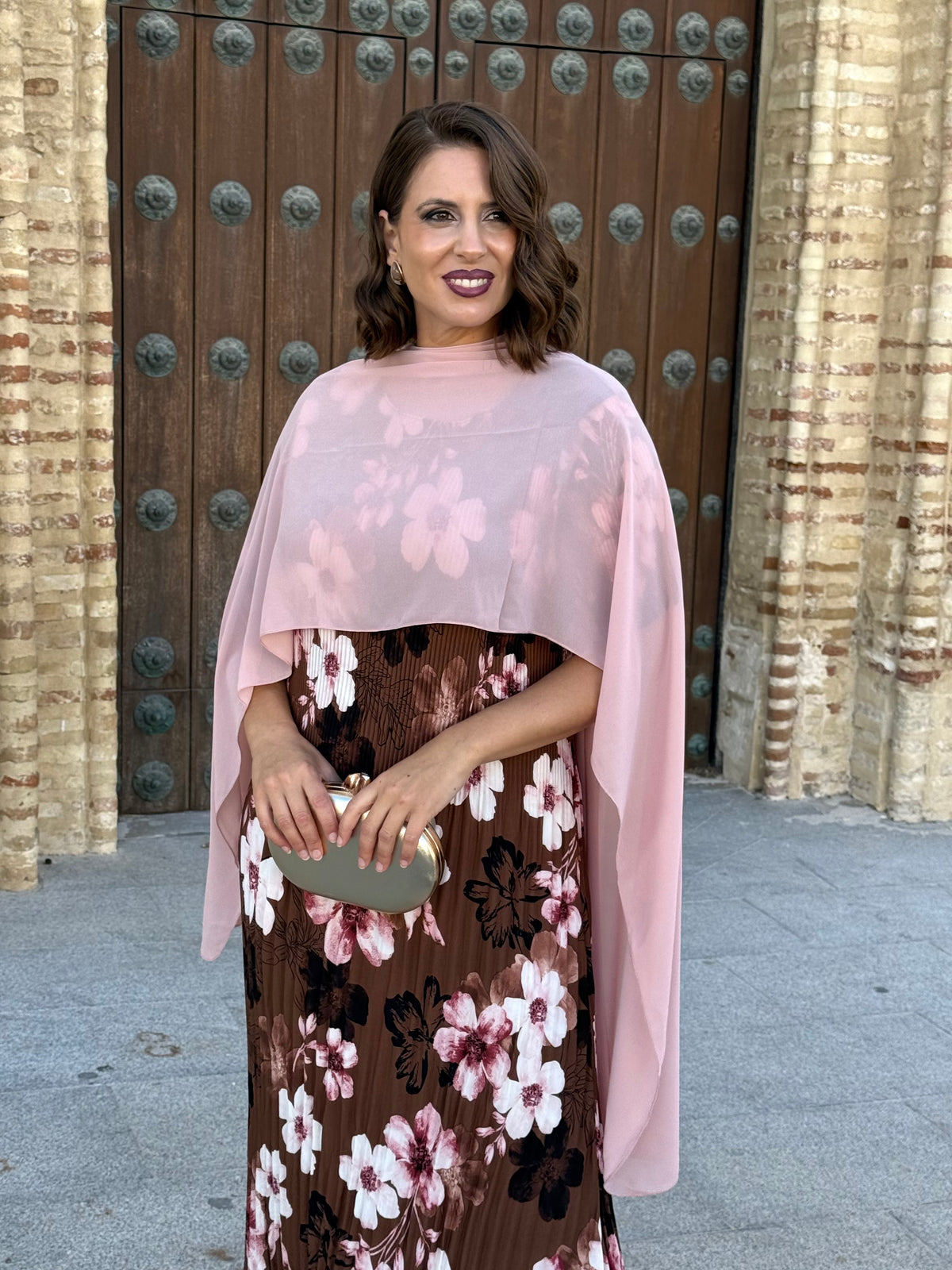 Capa de Gasa Rosa Claro