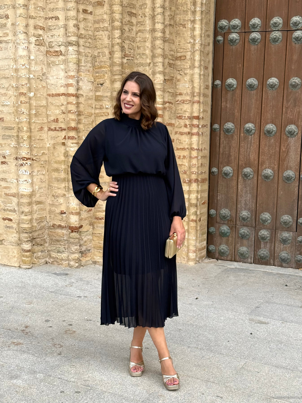 Vestido Julieta Azul Marino
