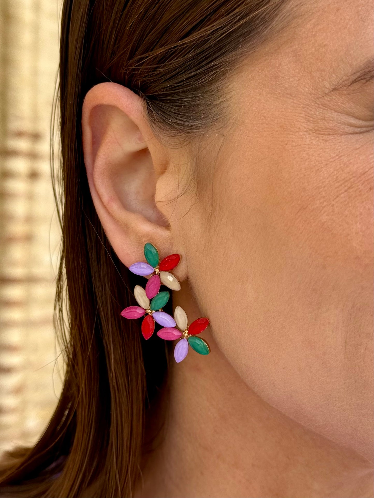 Pendientes Triflor Multicolor