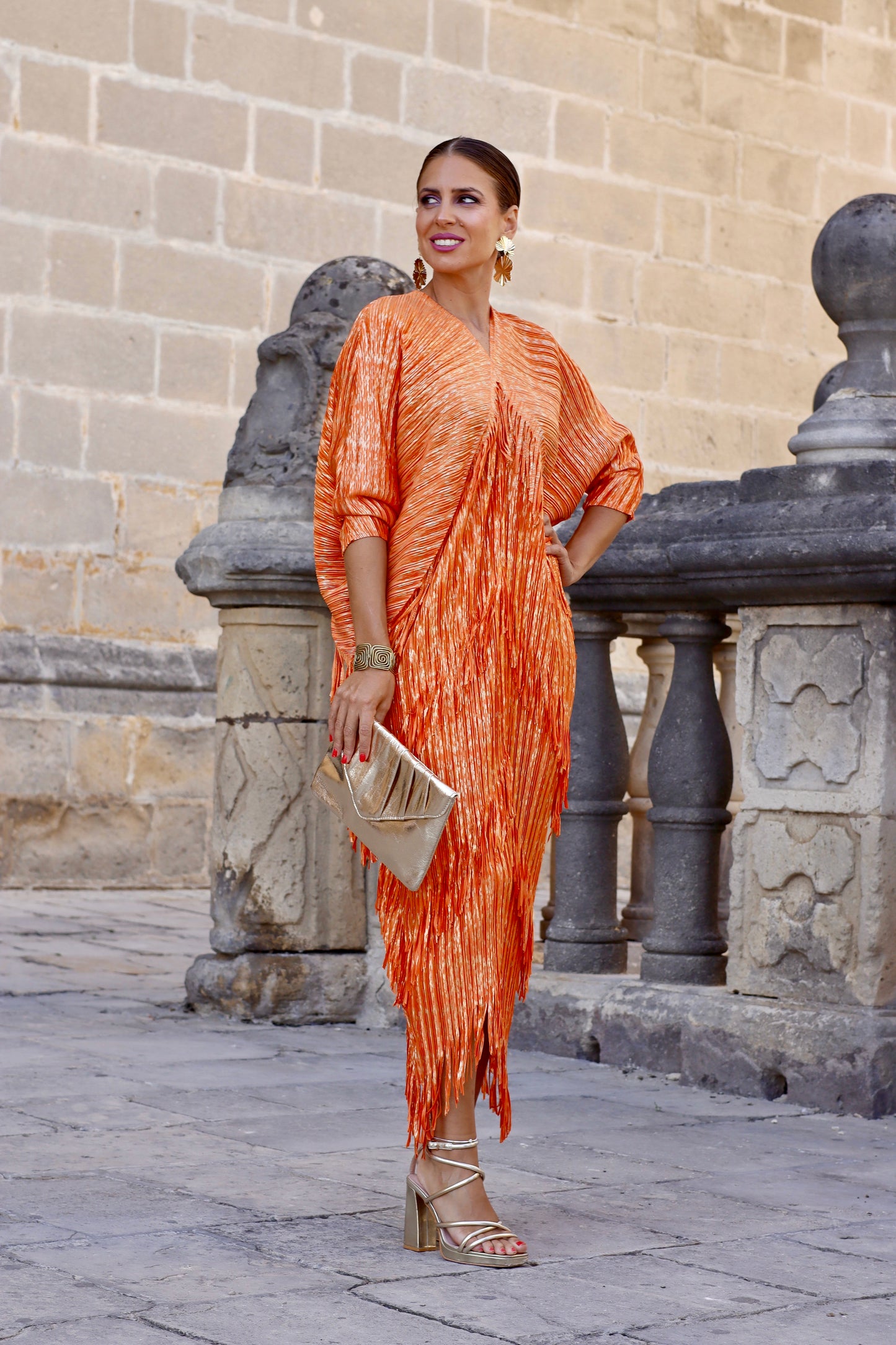 Vestido Messina Naranja