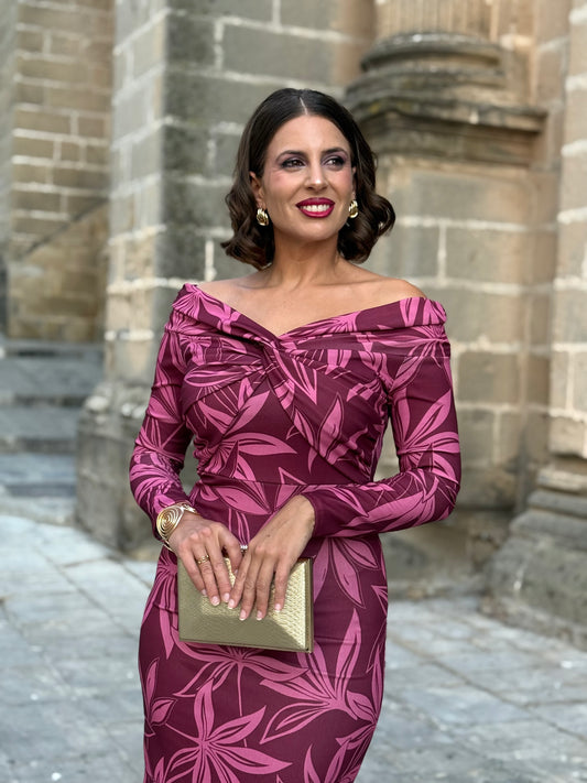Vestido Elsa Buganvilla