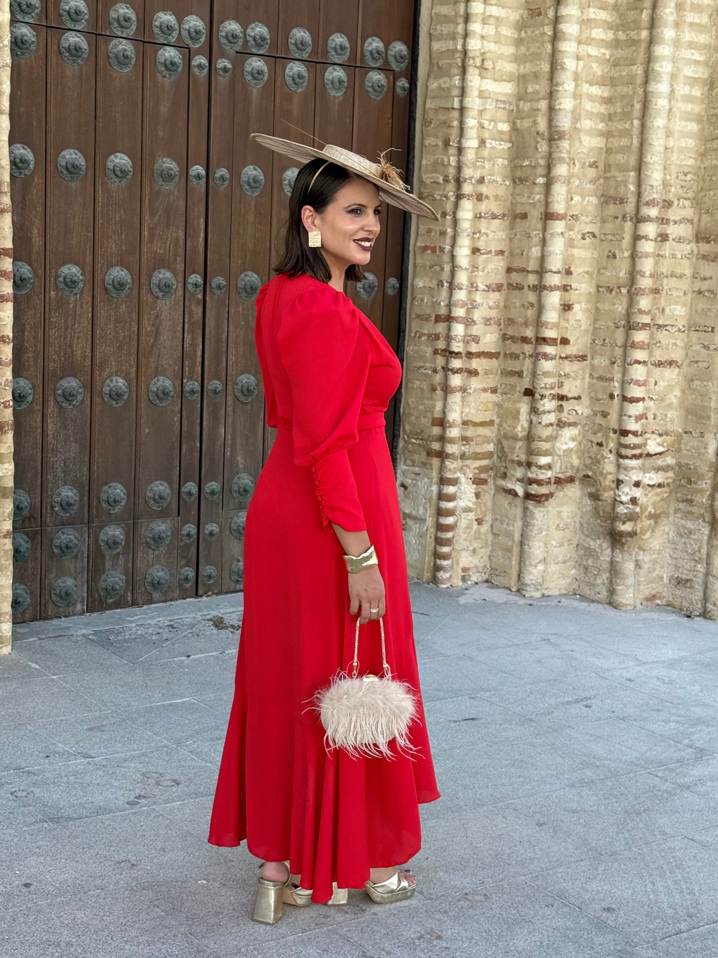 Vestido Isabela Rojo