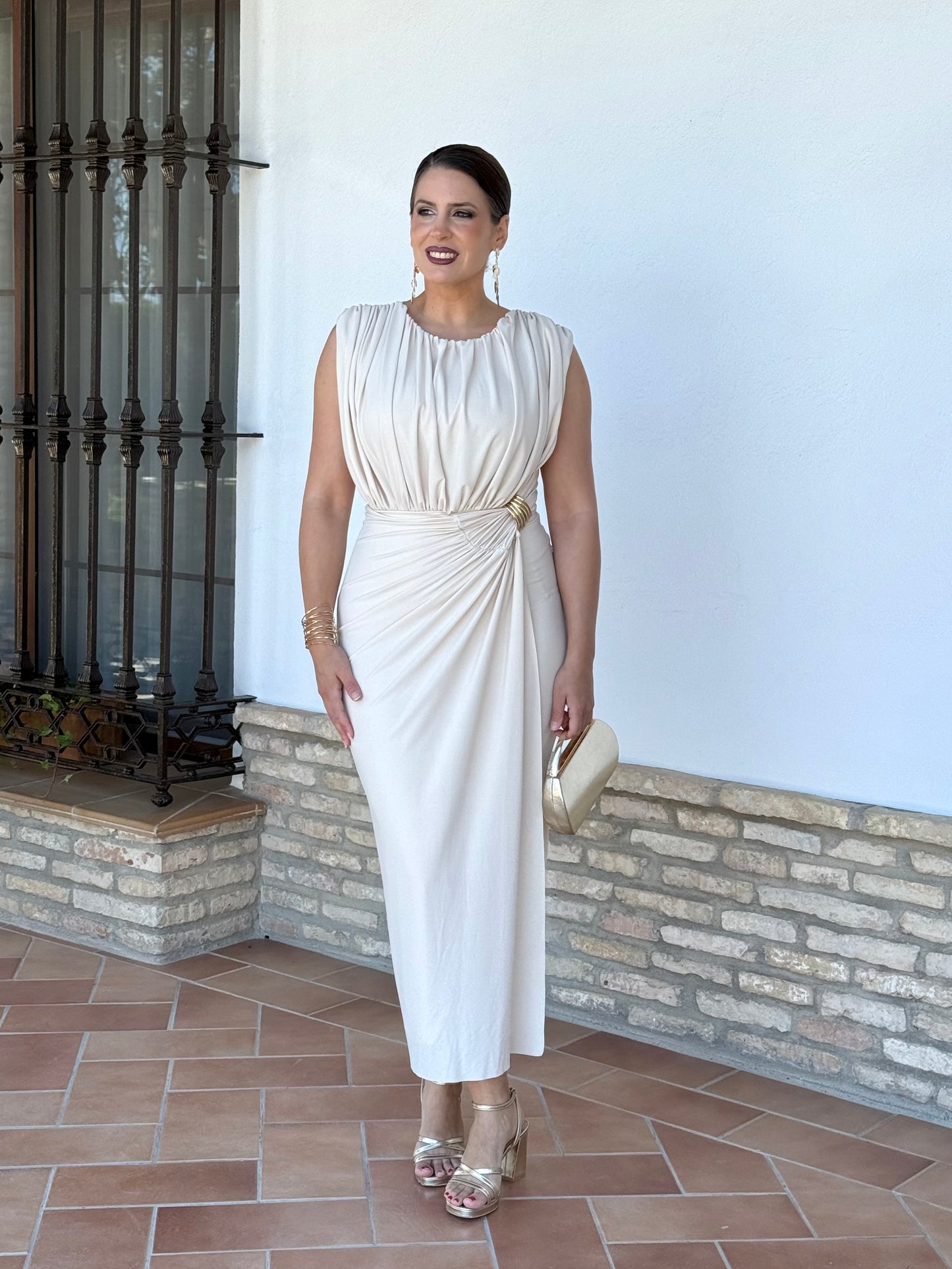 Vestido Lara Beige