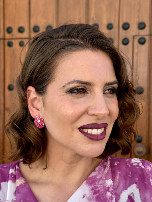 Pendientes Iris Buganvilla