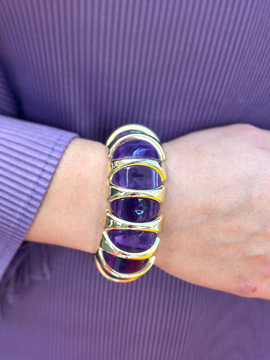 Pulsera Kenia Morada