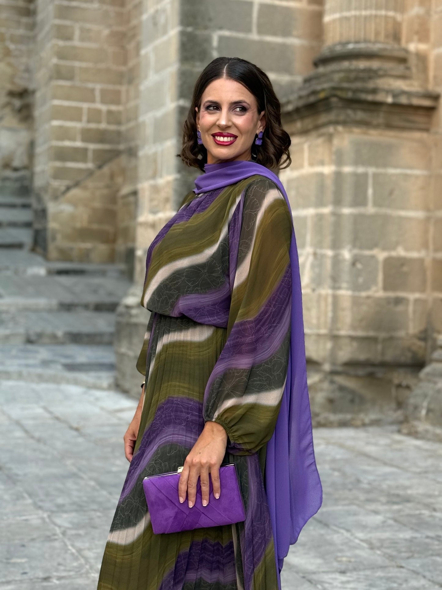 Capa De Gasa Morada