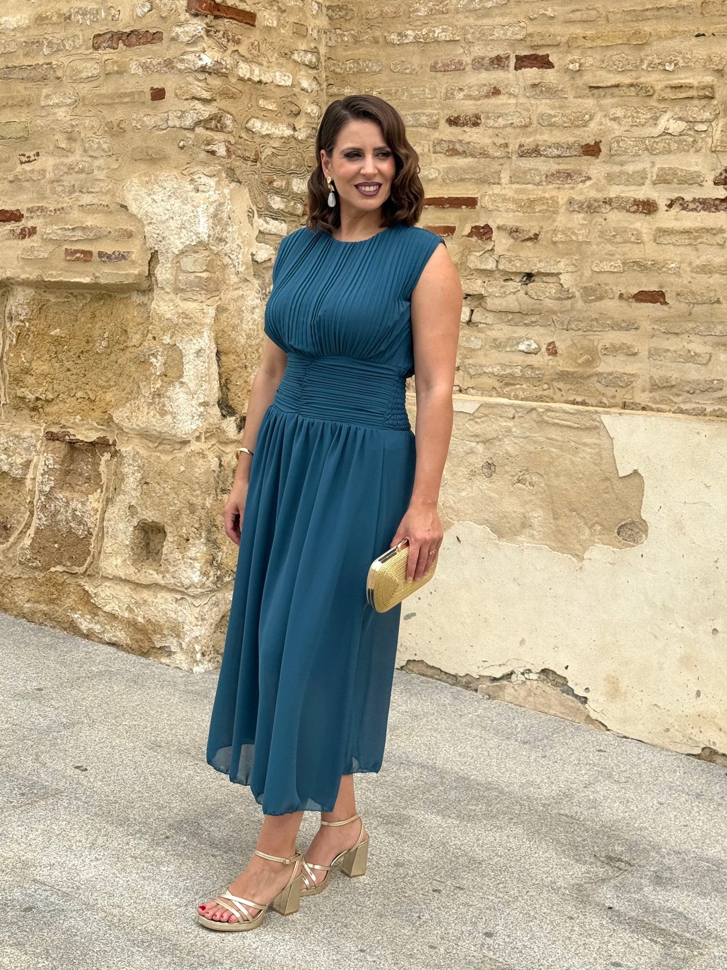 Vestido Nael Petróleo