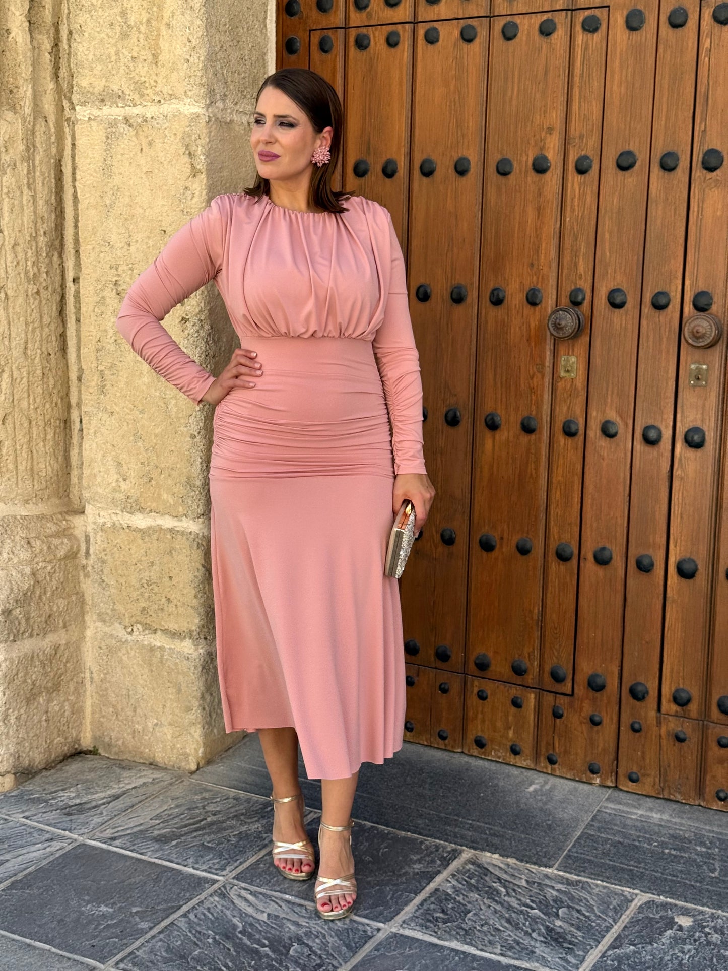 Vestido Burano Rosa
