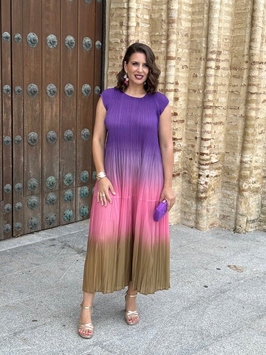 Vestido Armonía Morado/Rosa