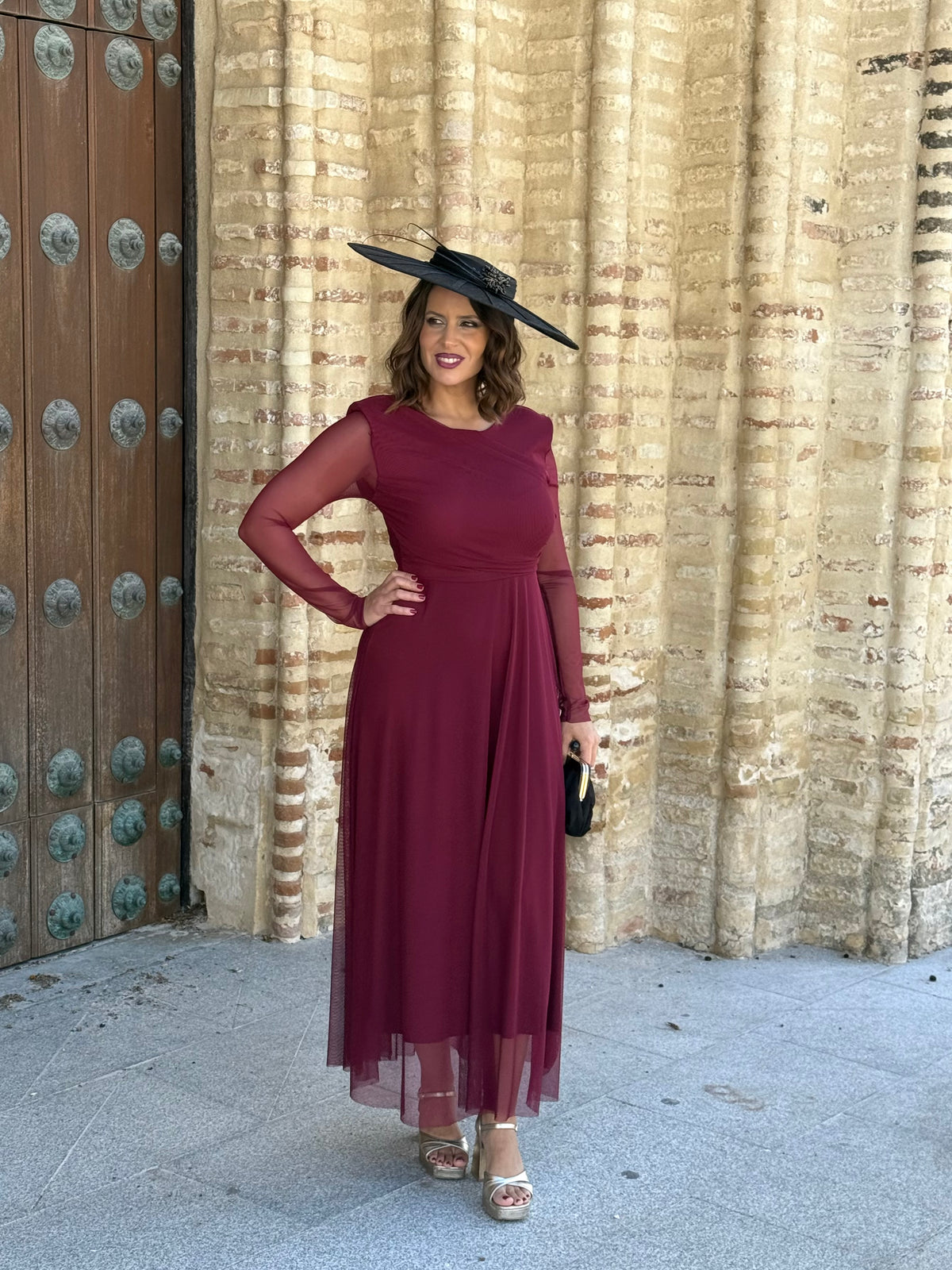 Vestido Dulcinea Burdeos