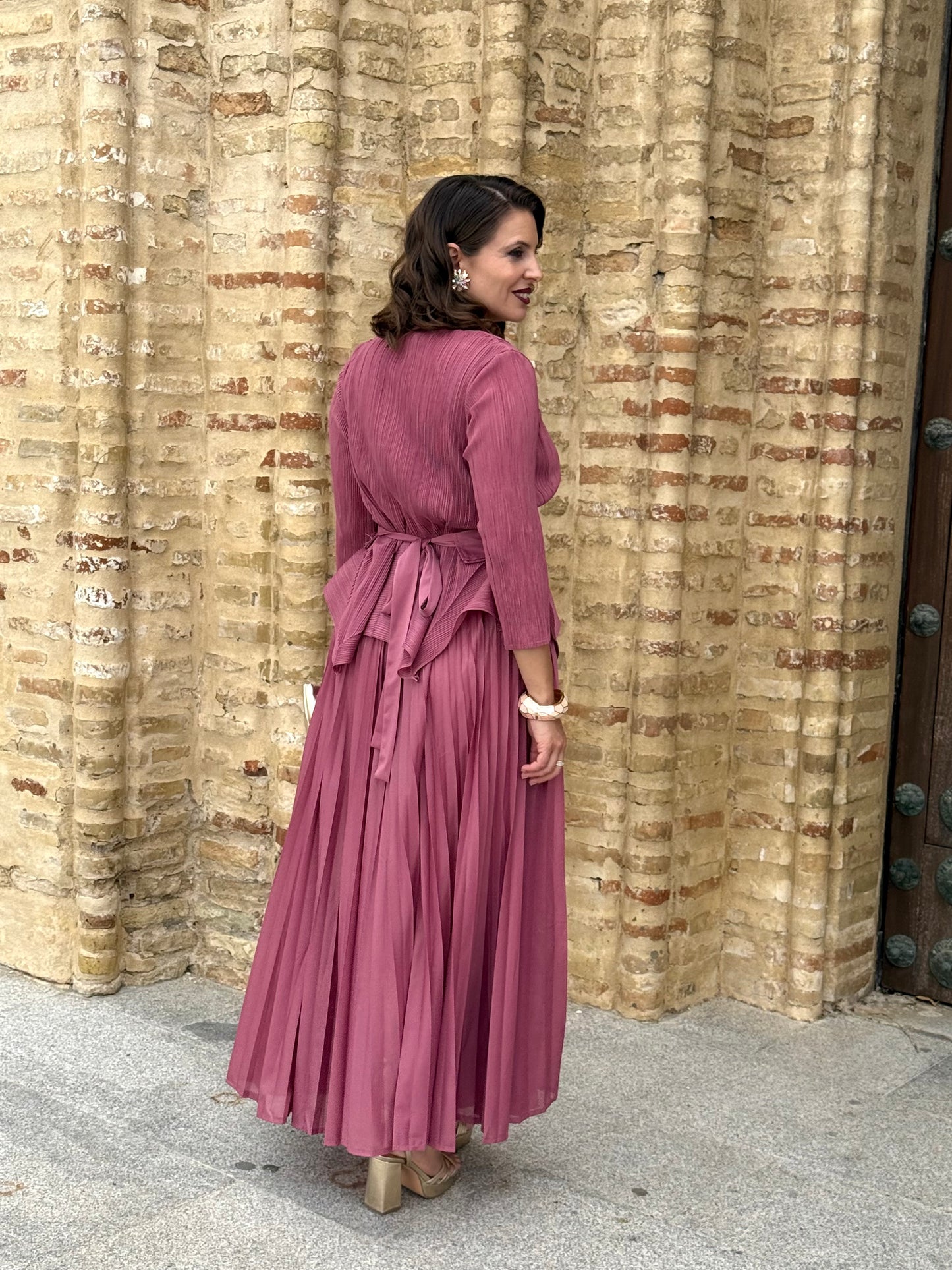 Conjunto Évora Rosa Empolvado