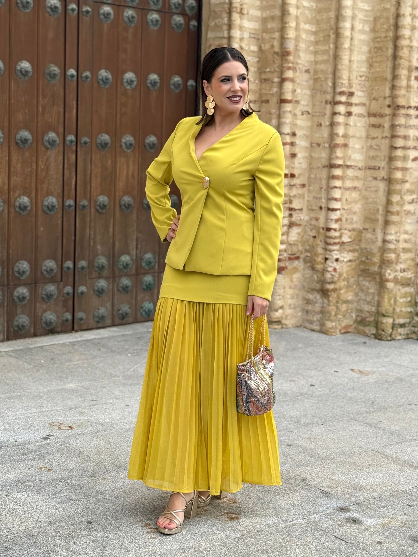 Conjunto Lunaria Amarillo
