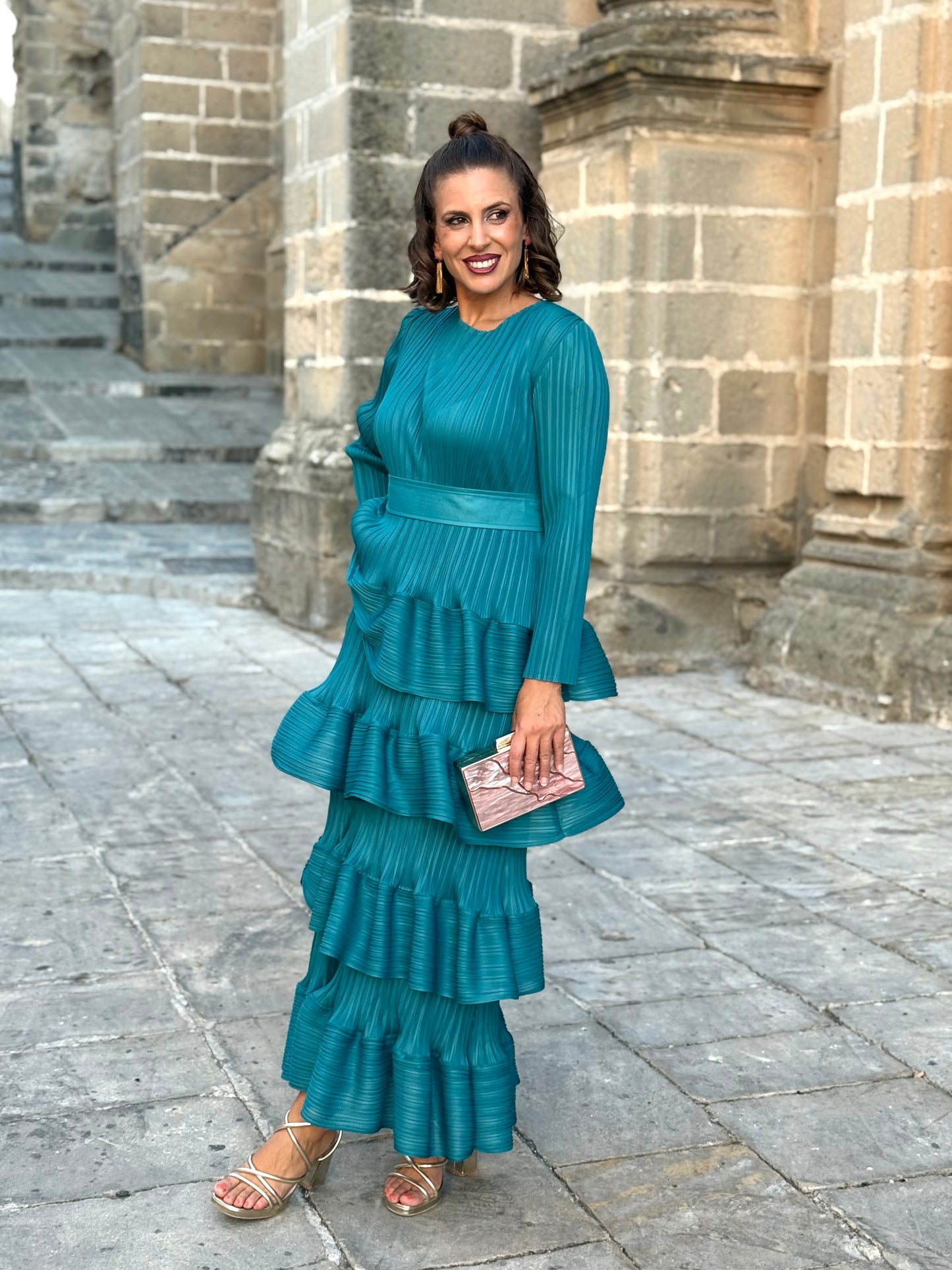 Vestido Lucrecia Turquesa