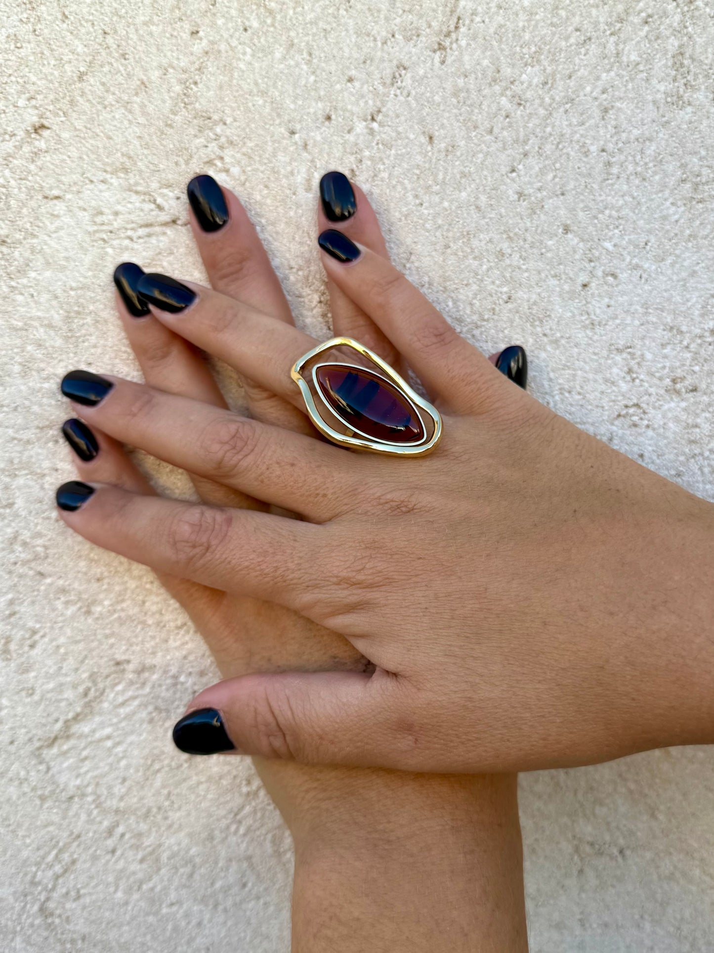 Anillo Sáhara Marrón