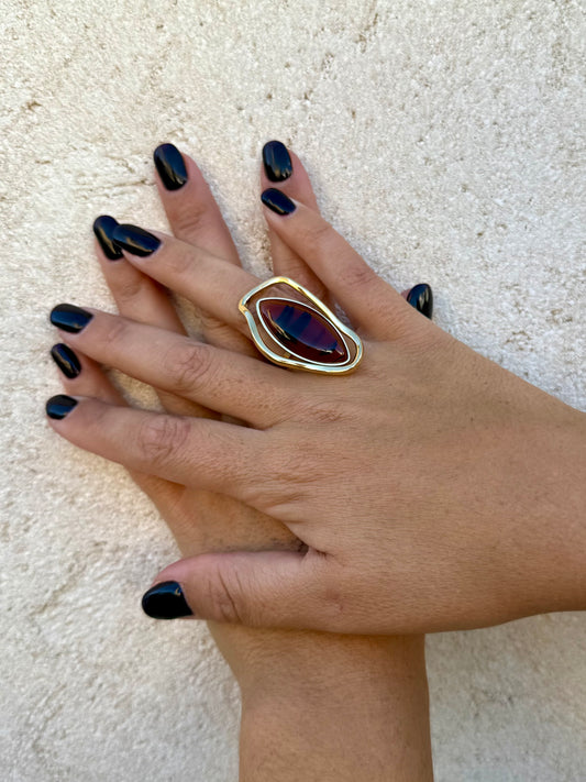 Anillo Sáhara Marrón