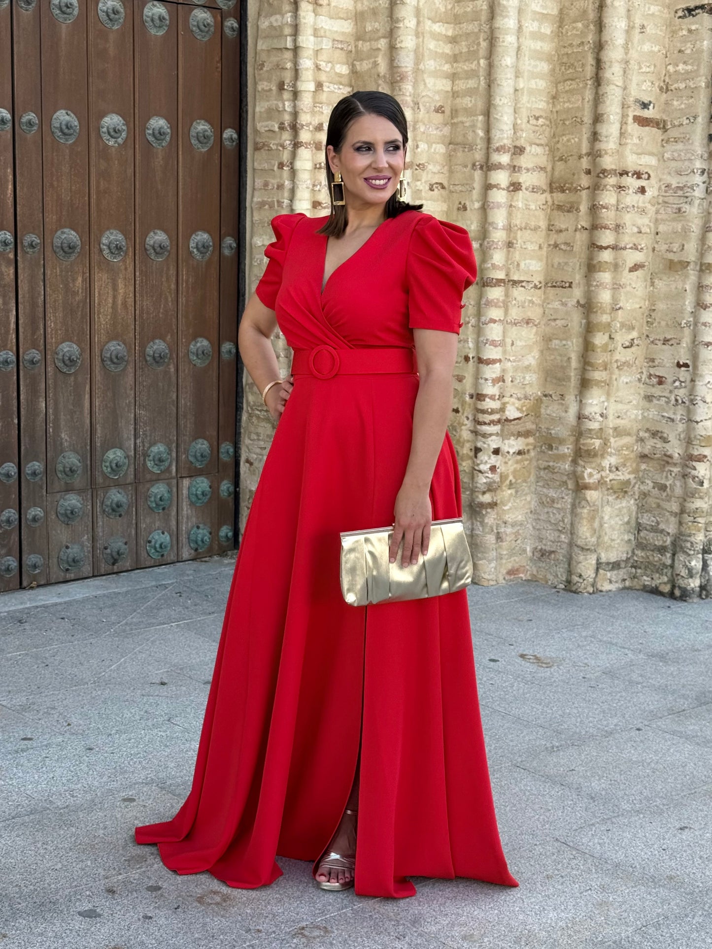 Vestido Coralina M/C Rojo