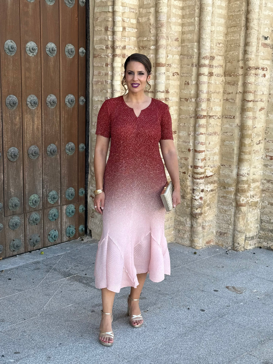 Vestido Velaria Granate