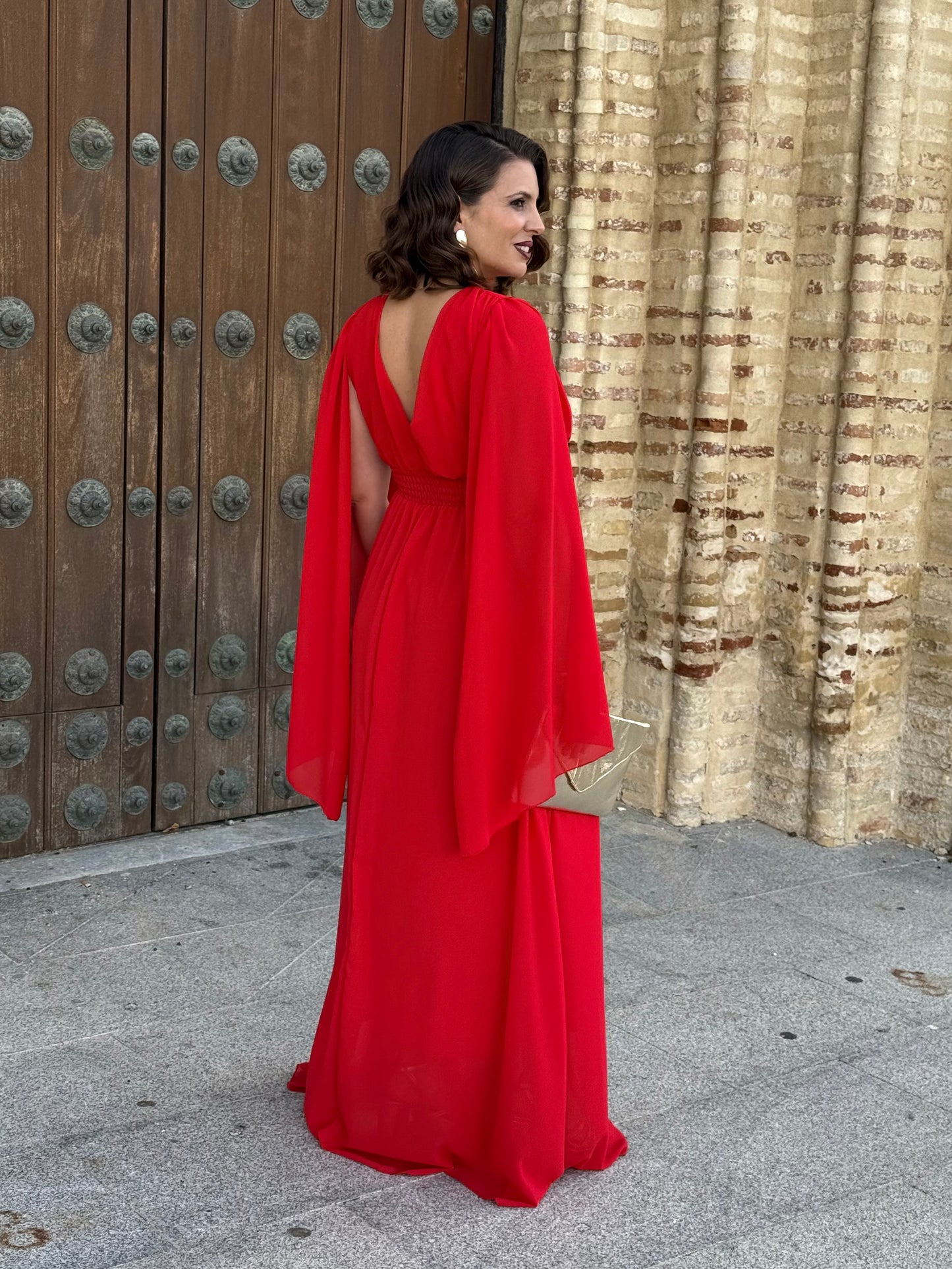 Vestido Antonela Rojo