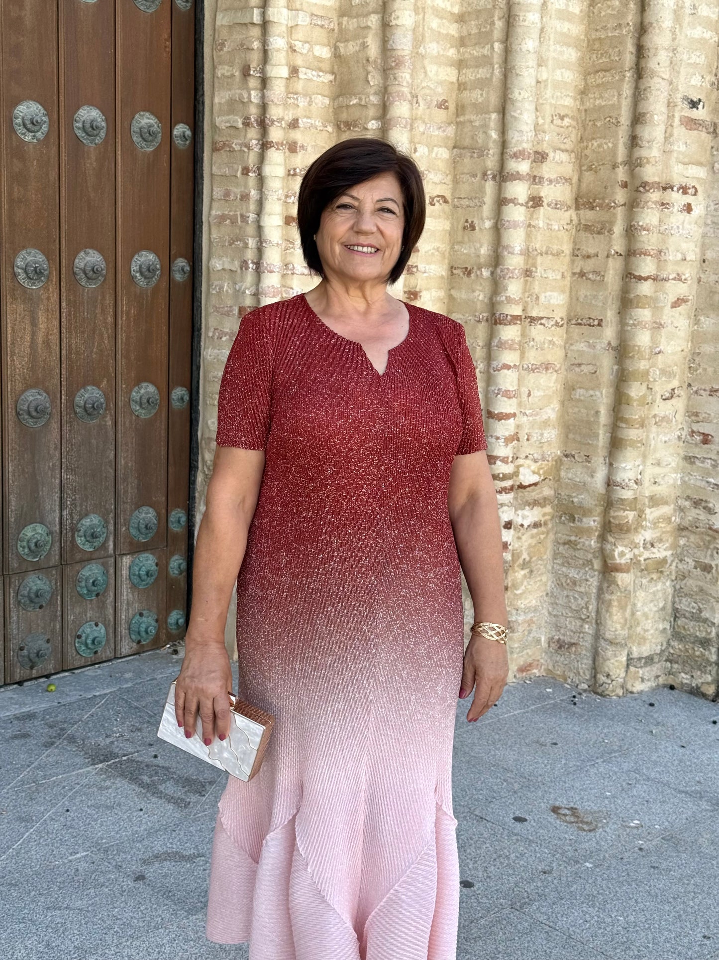 Vestido Velaria Granate