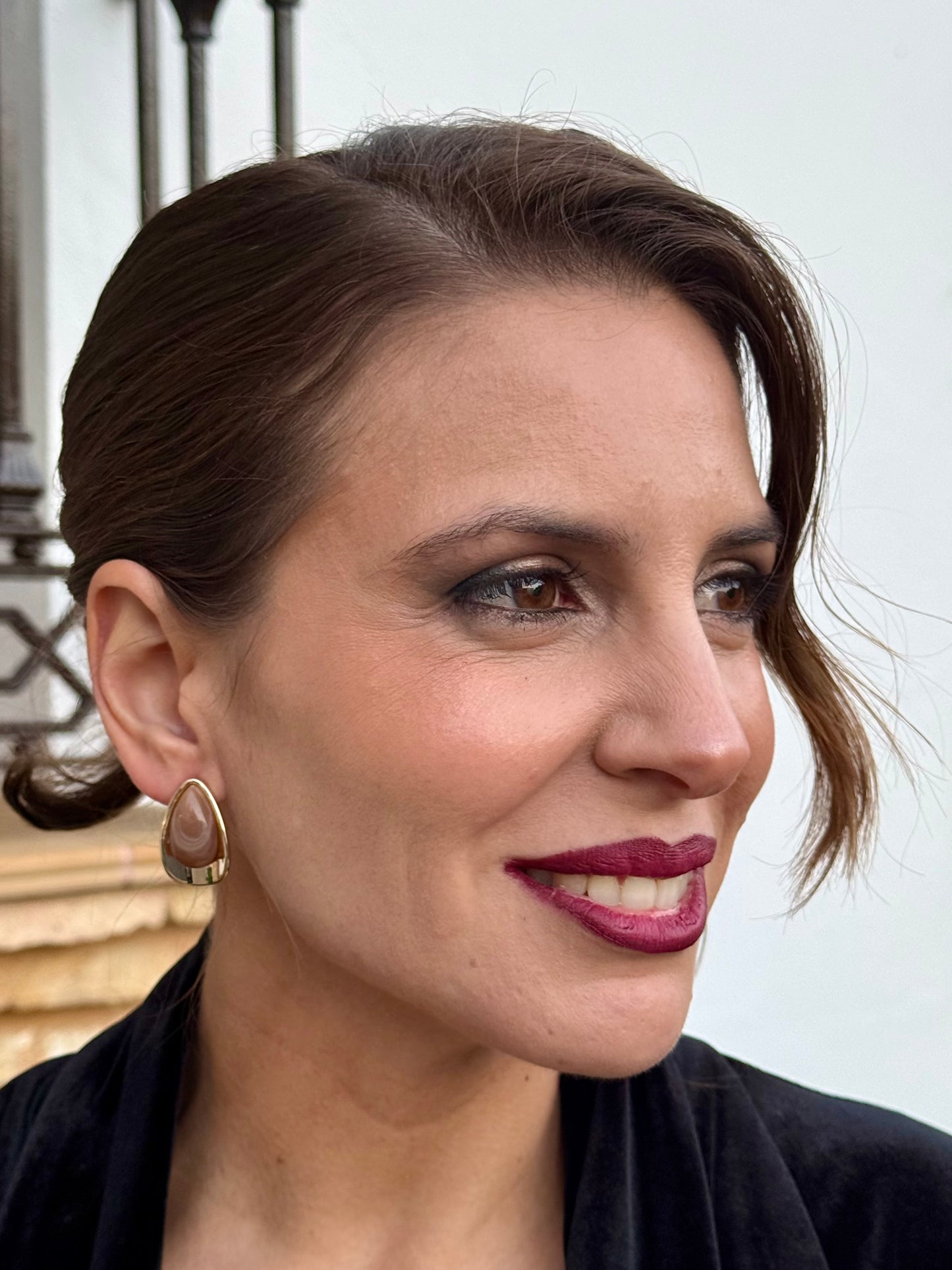 Pendientes Vera Marrón