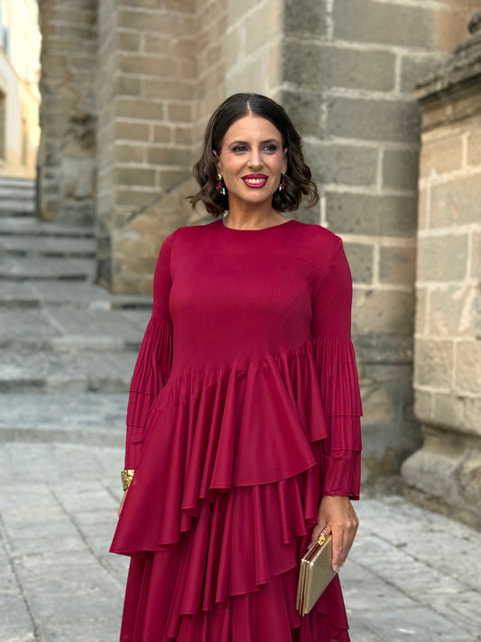 Vestido Amaris Granate