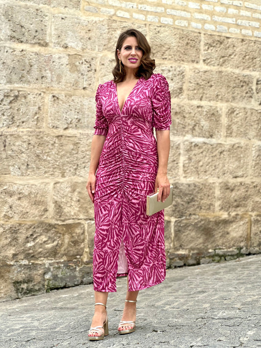 Vestido Chiara Buganvilla