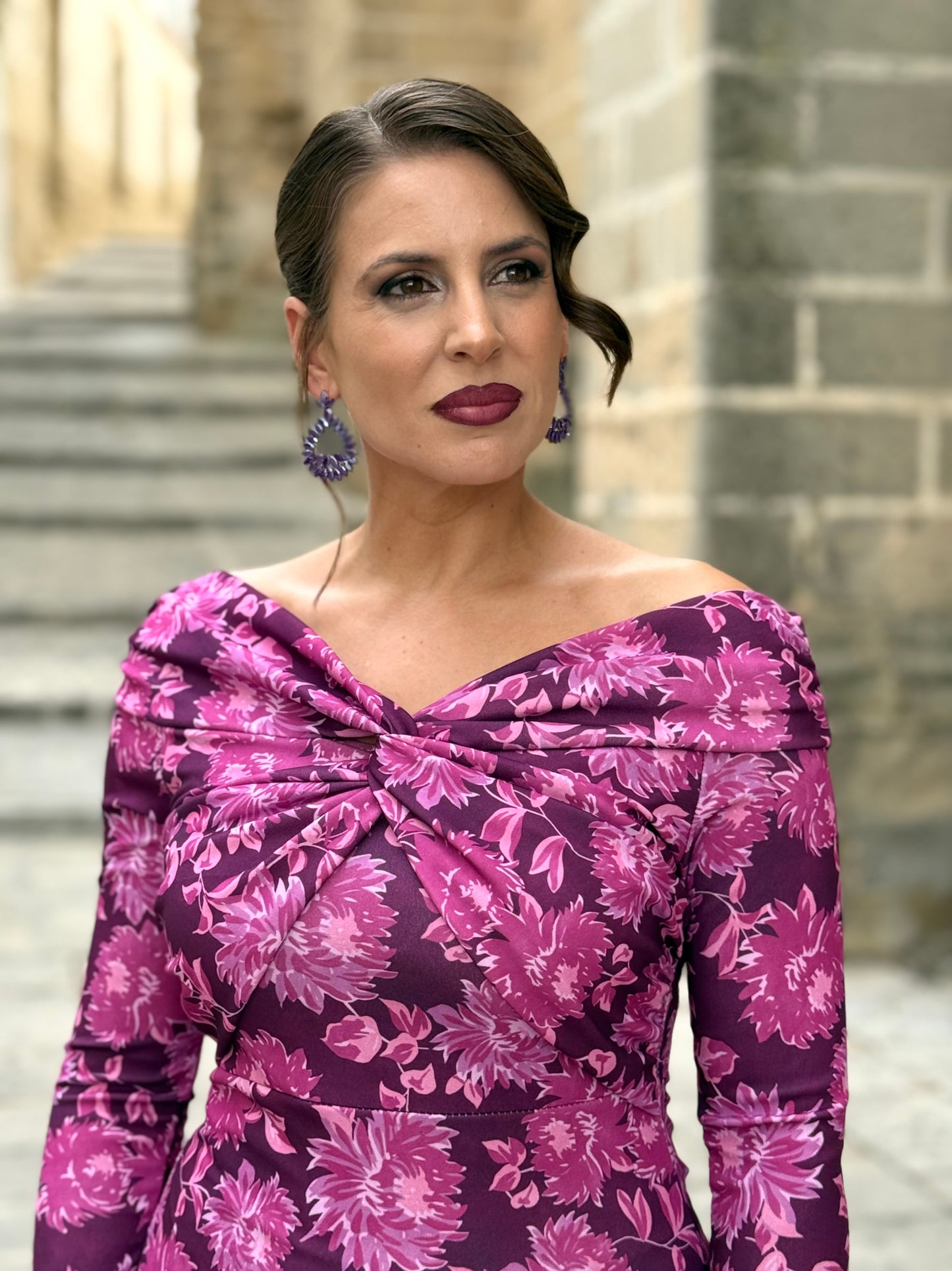 Vestido Elsa Buganvilla