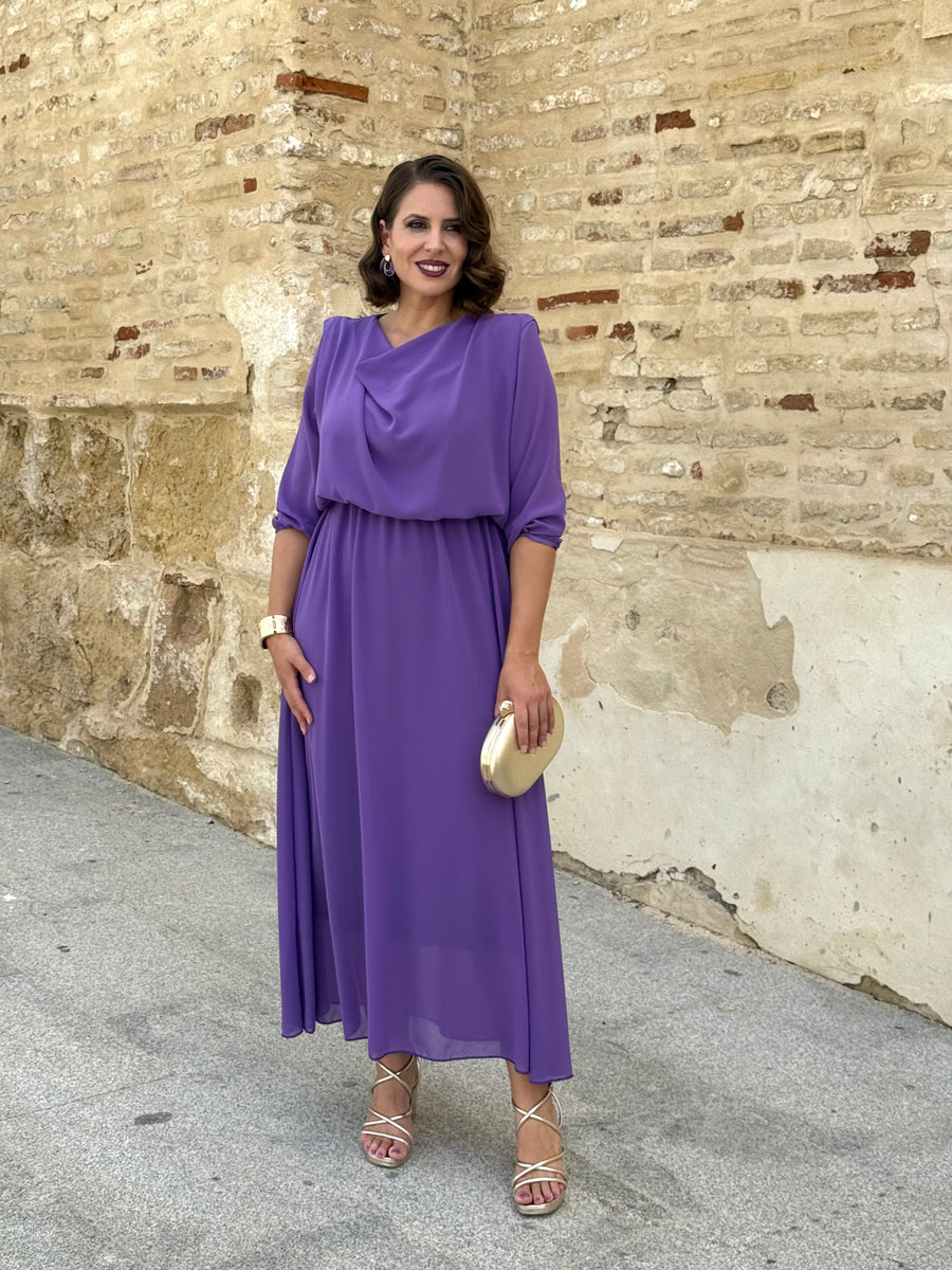 Vestido Miriam Morado