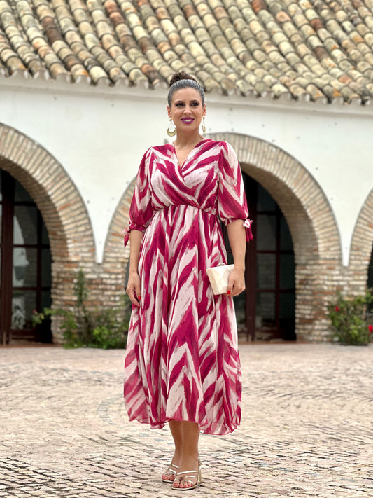 Vestido Idalia Fucsia