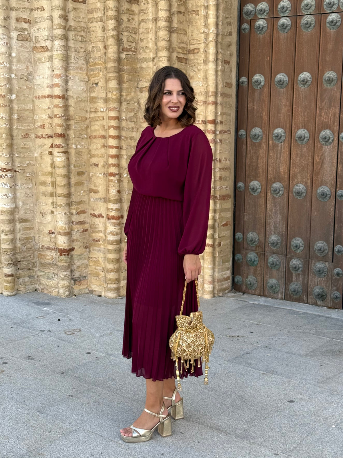 Vestido Bruma Vino