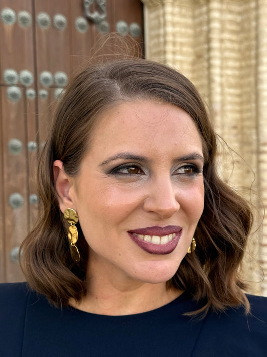 Pendientes Gloria Dorado