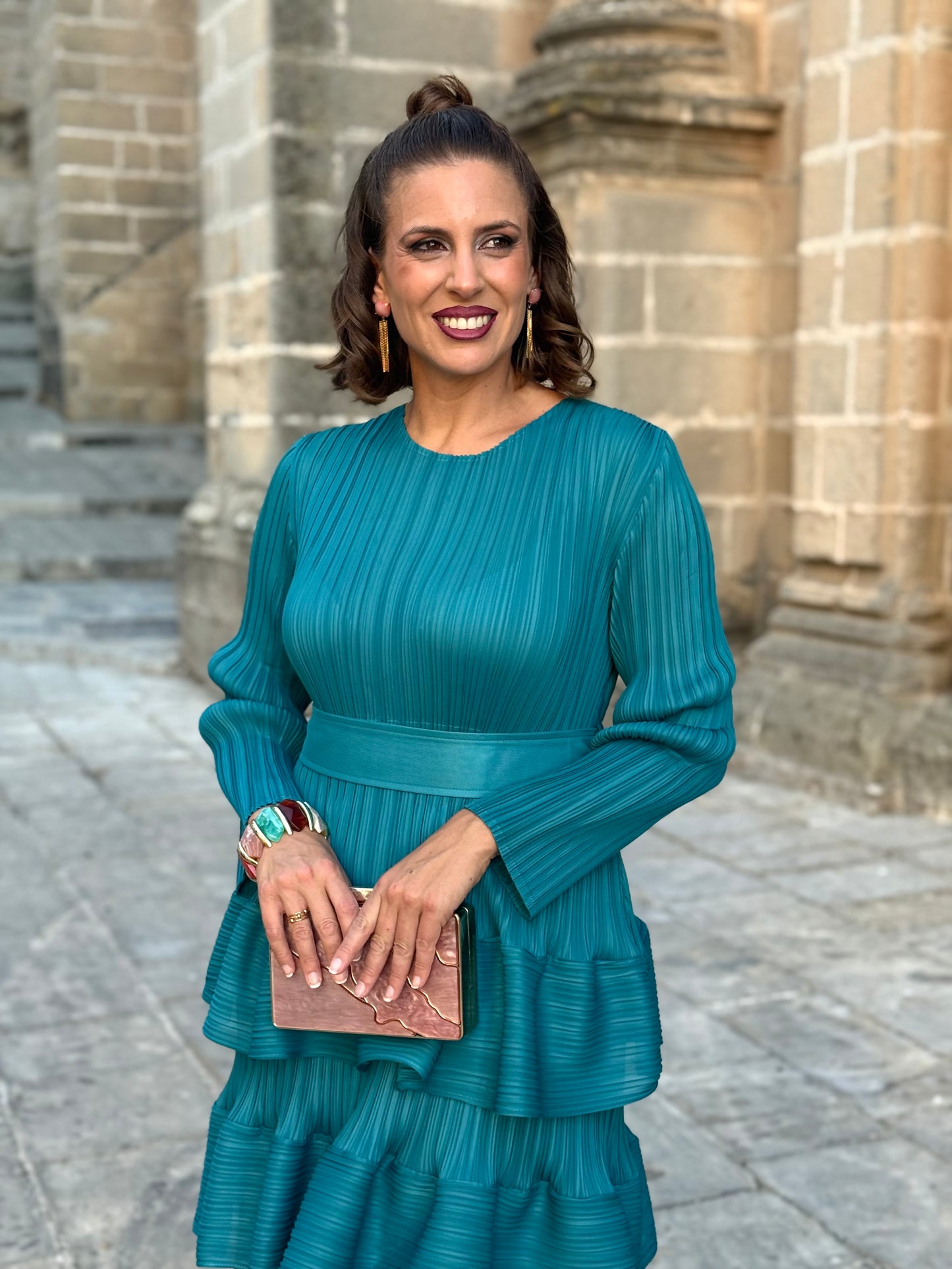 Vestido Lucrecia Turquesa