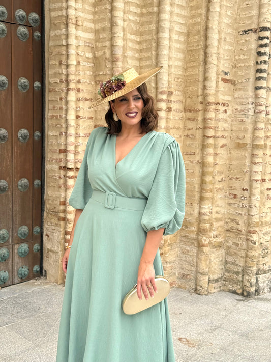 Vestido Toscana Agua Mar