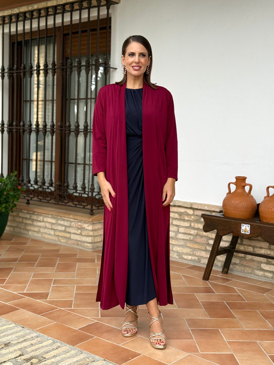 Kimono Punto de Seda Vino