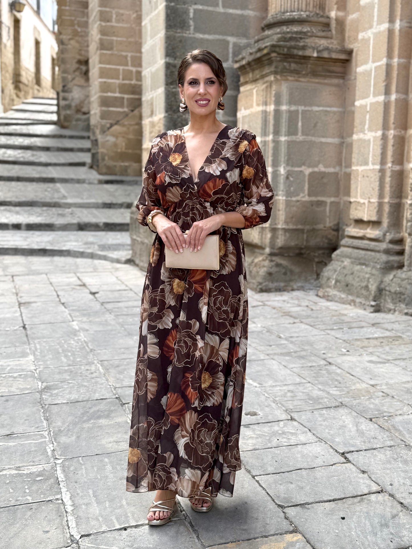 Vestido Grecia Marrón