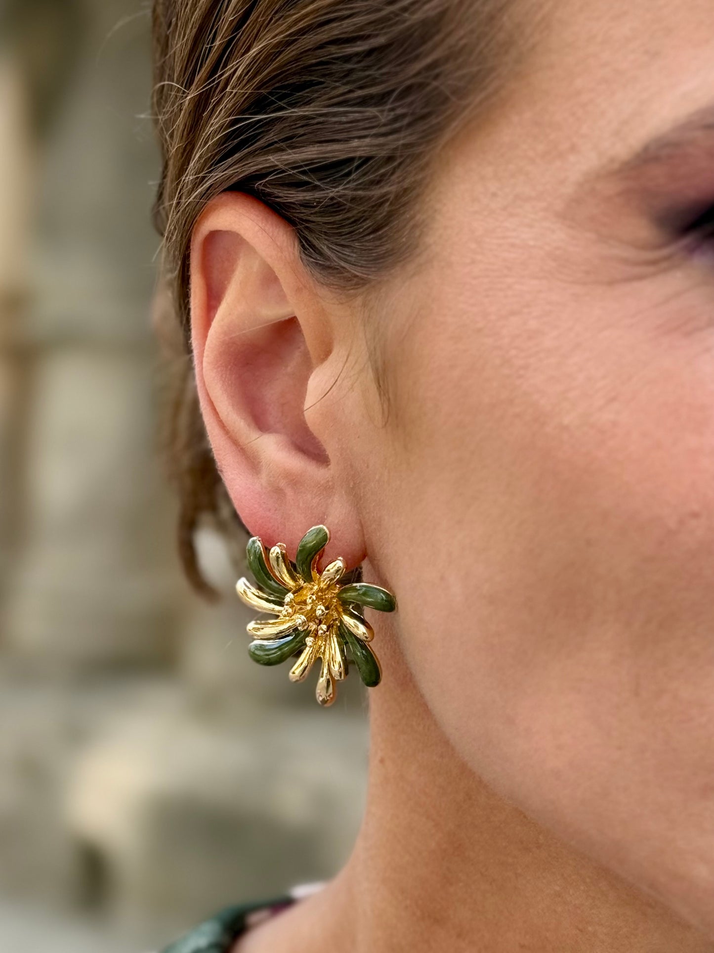 Pendientes Primavera Verde