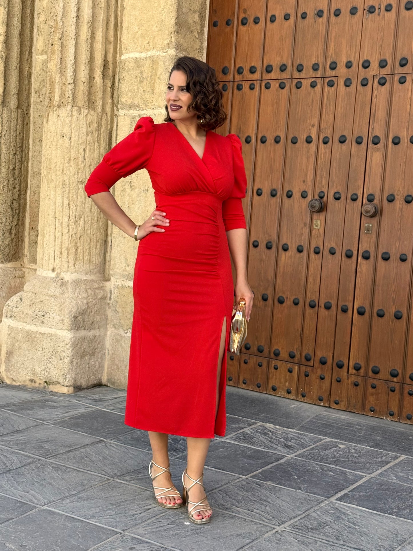 Vestido Floria Rojo