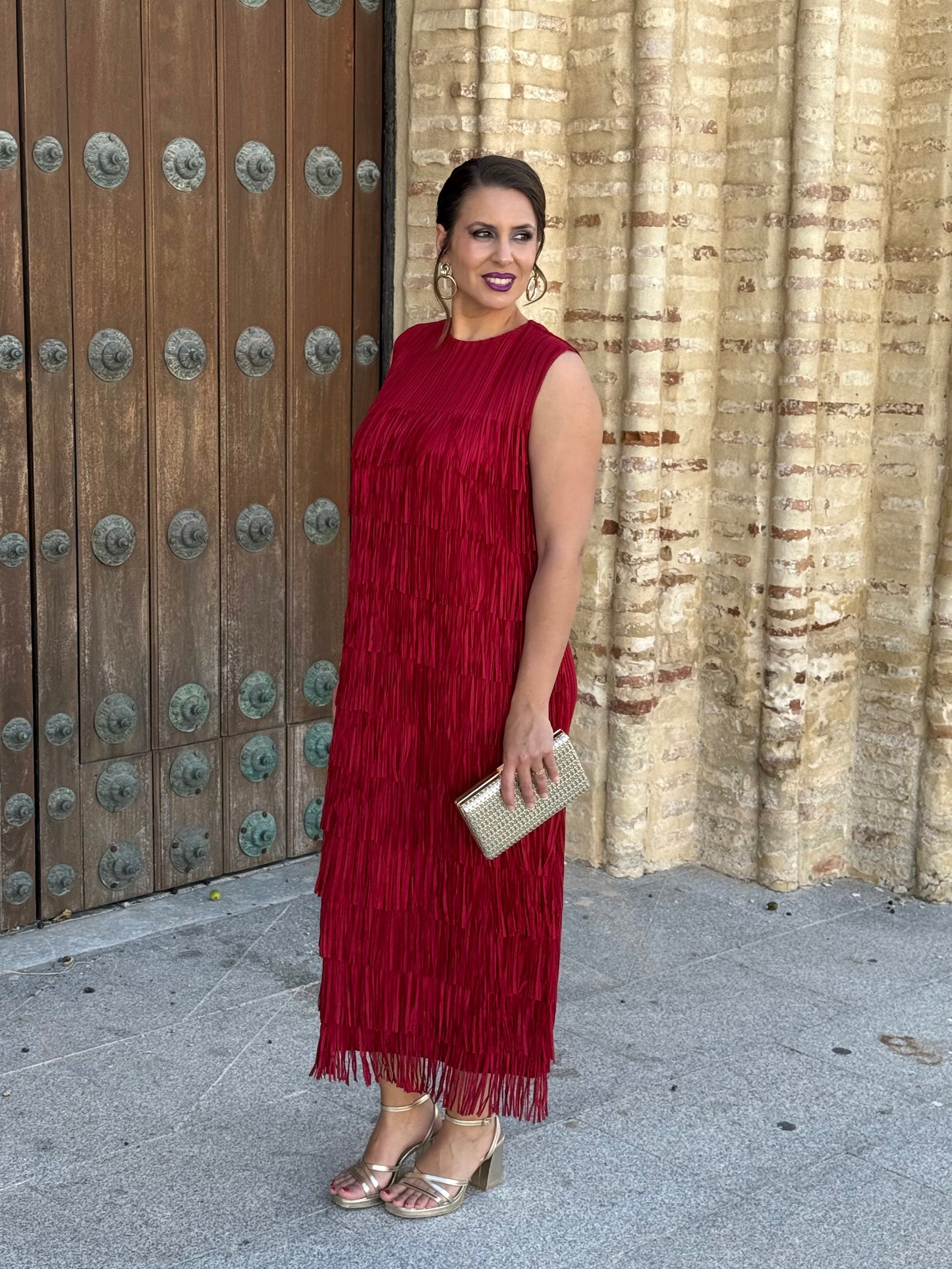 Vestido Belmira Rojo