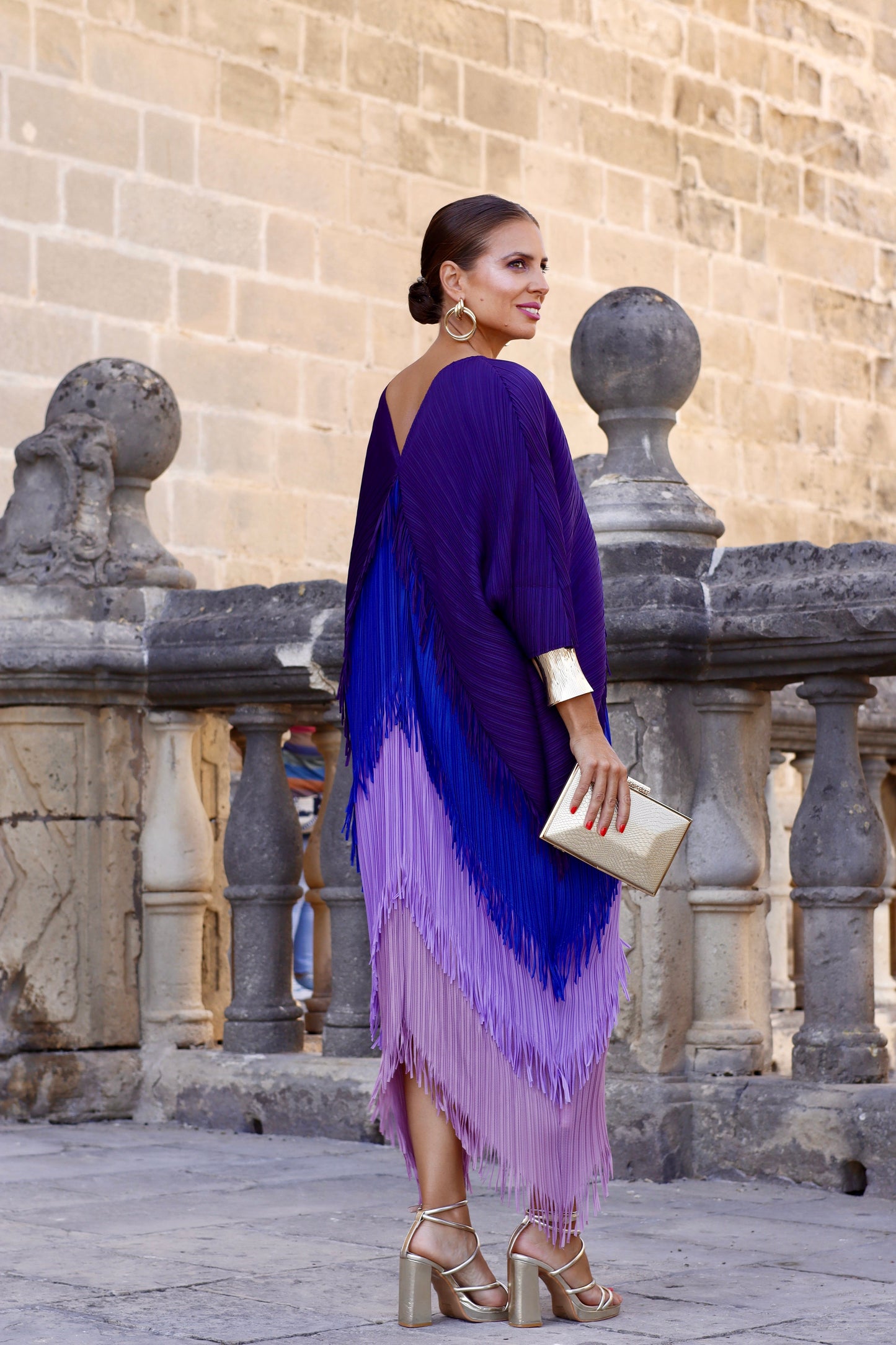 Vestido Adelaida Morado