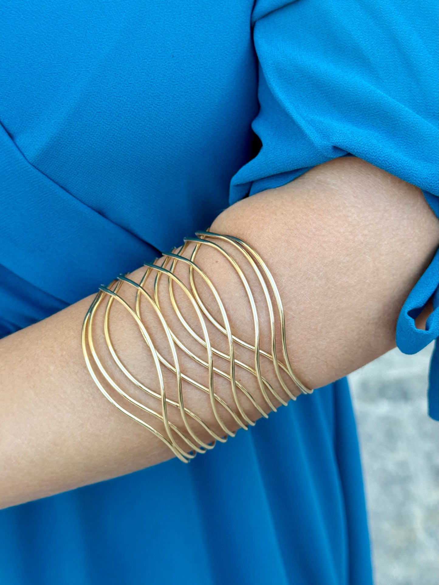 Pulsera Anilla Dorada